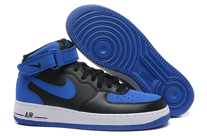 New Air Jordan 1 Magic Strap Black Blue Shoes - Click Image to Close